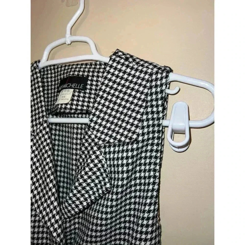 VINTAGE MY MICHELLE CHECKERED DRESS 5/6 FITS SIZE 4 BEST - Picture 13 of 14